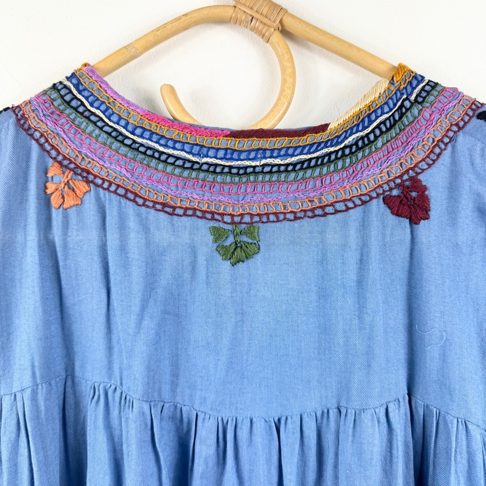 Matta 100% Cotton Beautiful Embroidery Midi Dress Nwt — image 8 of 8